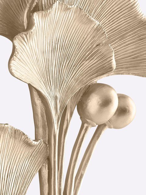 Wanddeko Ginkgo-Blätter von Heine Home in Goldfarben aus Polyresin - Bild 1
