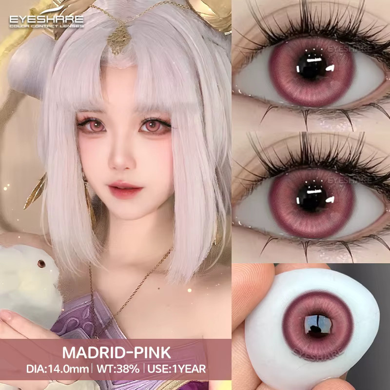 EYESHARE Farbige Kontaktlinsen, Rosa - Bild 2