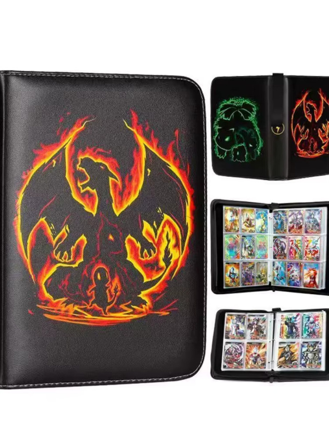 TAKARA TOMY Pokémon Sammelalbum, Schwarz, Fantasy, 400 Fächer - Bild 2
