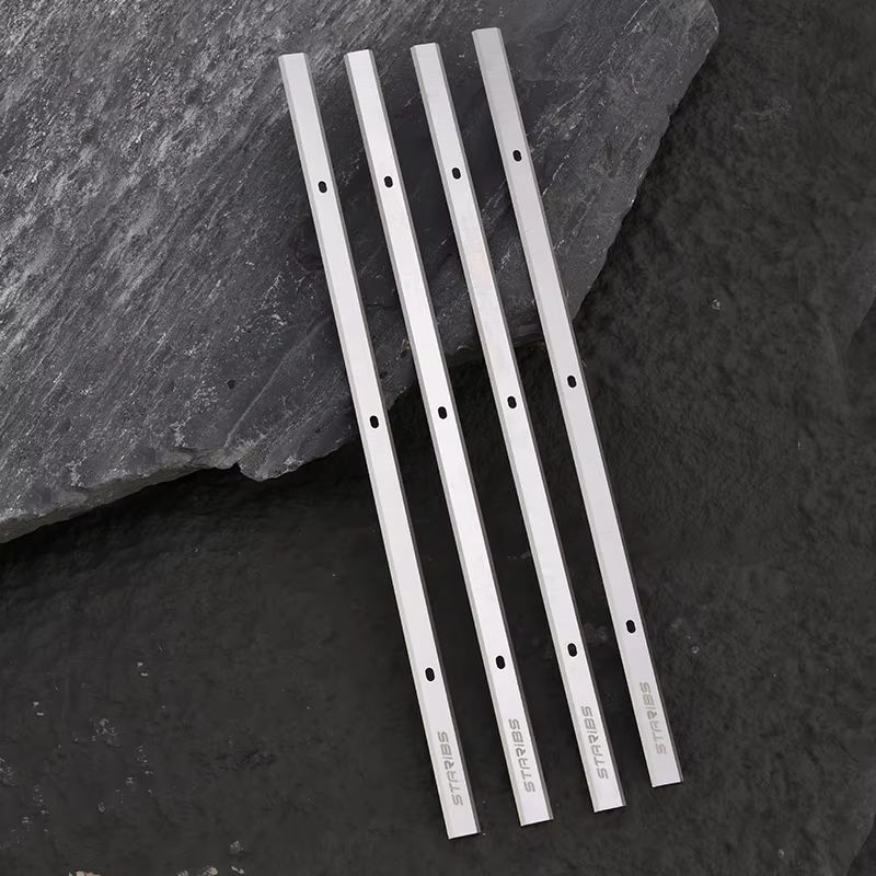 Starribs Hobelblätter 12-1/4 Zoll für Delta 22-22/8 und 22-16/4, 4 Stück, Silber - Bild 4