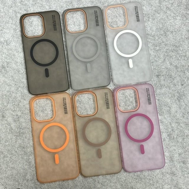Ice Fog Skin Feel Slim Case für OPPO Realme und Reno Serie, magnetische Anti-Sturz-Schutzhülle in Schwarz und Transparent - Bild 1