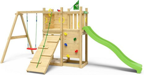 JUNGLE GYM Spielturm Cruiser in Hellgrün, B: 240 cm, T: 471 cm, H: 232 cm - Bild 1