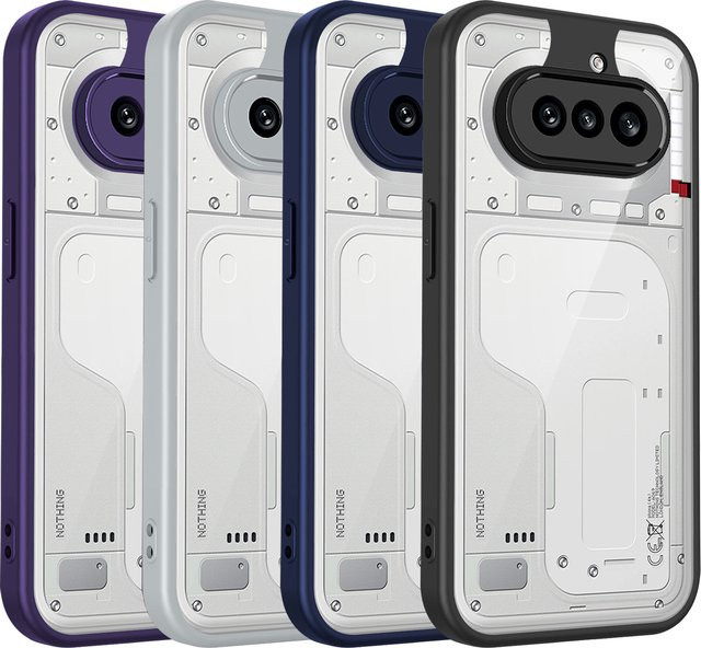 Stoßfeste Silikon-Handyhülle für Nothing Phone 4A 5G in Transparent Matt mit Luftpolster-Schutz - Bild 1