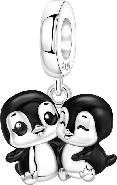 Orstarry Charm Pinguin, 925 Silber, Perle, Weiß, Damen - Bild 1