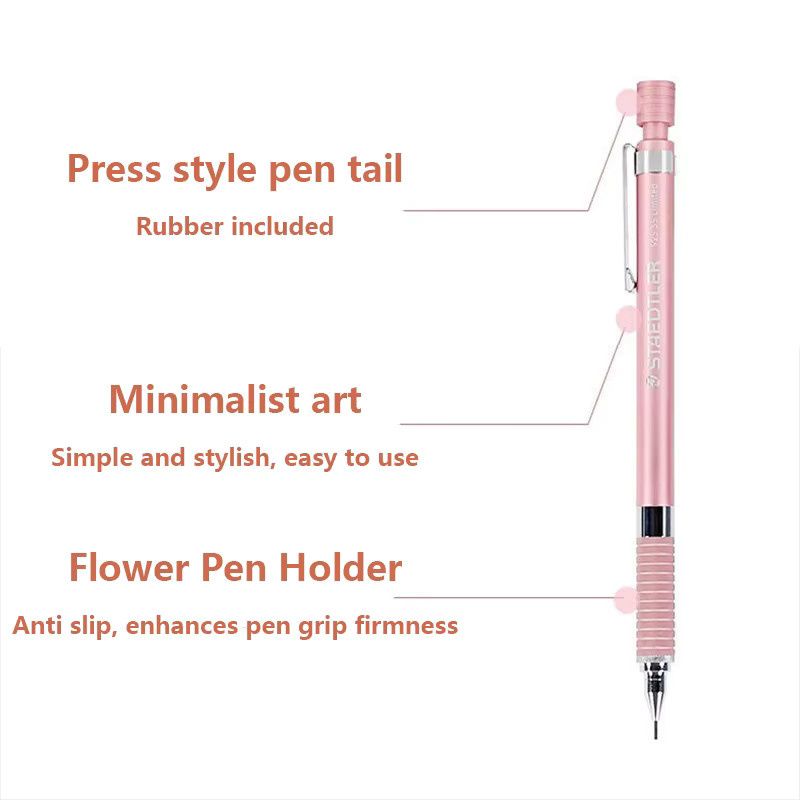 Staedtler Druckbleistift 925 Limited Edition 0,5 mm in Blau oder Pink zum Skizzieren und Zeichnen - Bild 1