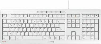 Cherry STREAM KEYBOARD JK-8500HU-0 USB Tastatur QWERTZ Ungarisch Weiß/Grau - Bild 1