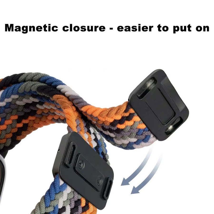 Arvin Uhrenarmband Nylon, magnetischer Druckknopf, Unisex - Bild 3