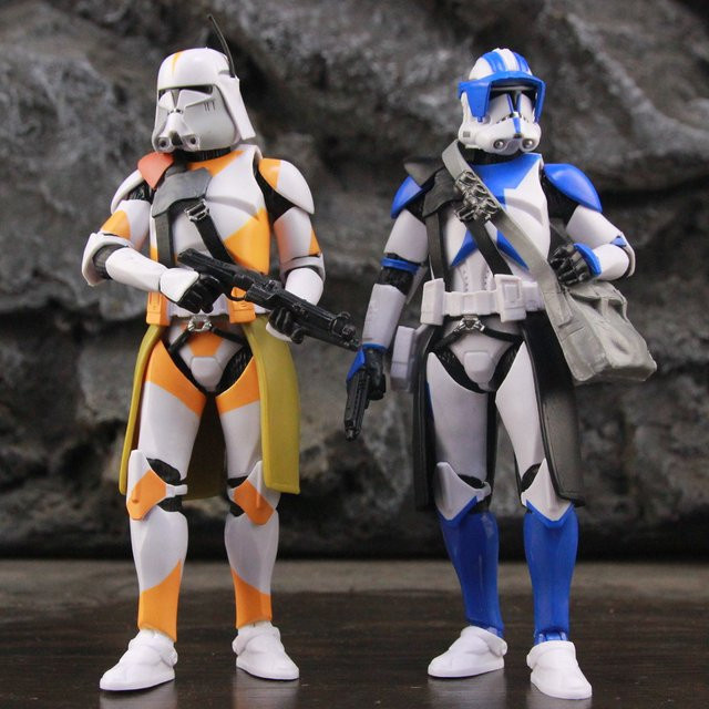 Hasbro Star Wars 212th Attack Battalion Heavy Assault Officer 501st Heavy Weapons Barc Speeder Trooper 6" Actionfigur Klon, Einzelfigur - Bild 1