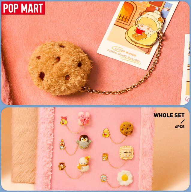 POP MART POP BEAN Fluffy & Cozy Series Kühlschrankmagnet Blindbox in Multicolor - Bild 1