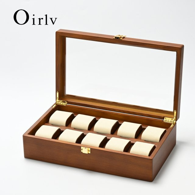 Oirlv Uhrenbox, 10 Fächer, Dark Grey, Unisex - Bild 1