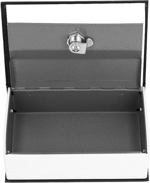 KONNWEI Sicherheitsbox in Buchform als dekorative Aufbewahrung für Schlafzimmer, Wohnzimmer oder Büro, Schwarz - Bild 1