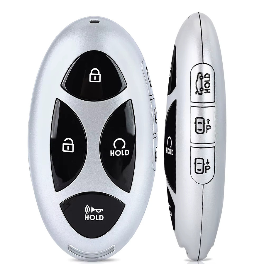 KEYECU Smart Remote Auto Schlüsselanhänger für Hyundai Ioniq 6, Farbe: Silber, 433 MHz, 6A Chip - Bild 3