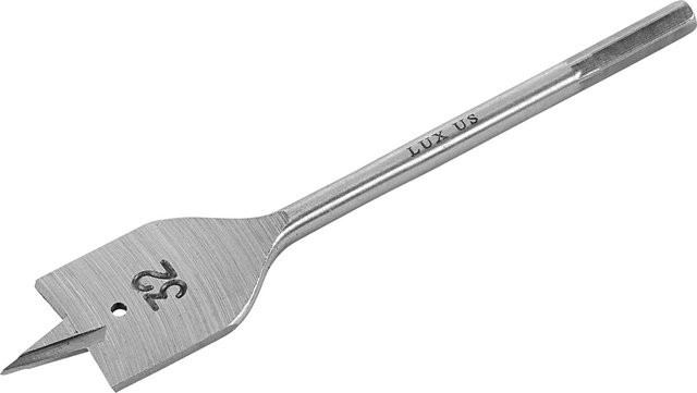 LUX-TOOLS Forstner-Flachfräsbohrer aus Stahl in Silber, Durchmesser: 32 mm - Bild 1