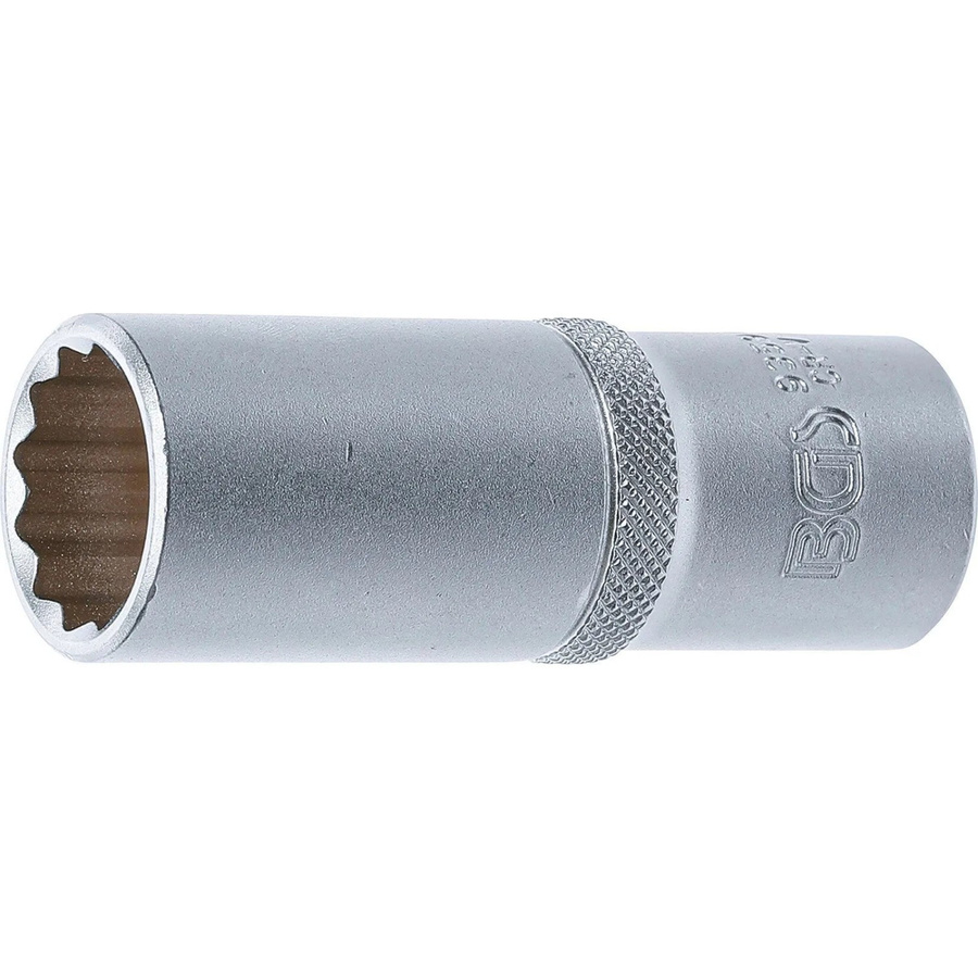 BGS Steckschlüssel-Einsatz Zwölfkant tief 9359, Antrieb 1/2 Zoll, SW 20 mm, silber - Bild 2