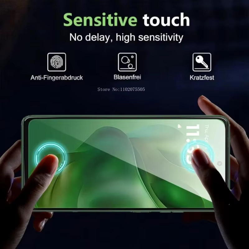 4er-Pack HD-Hartglasfolie für Motorola Moto G100-Serie und Moto G100S, transparente 9H Schutzfolie - Bild 2