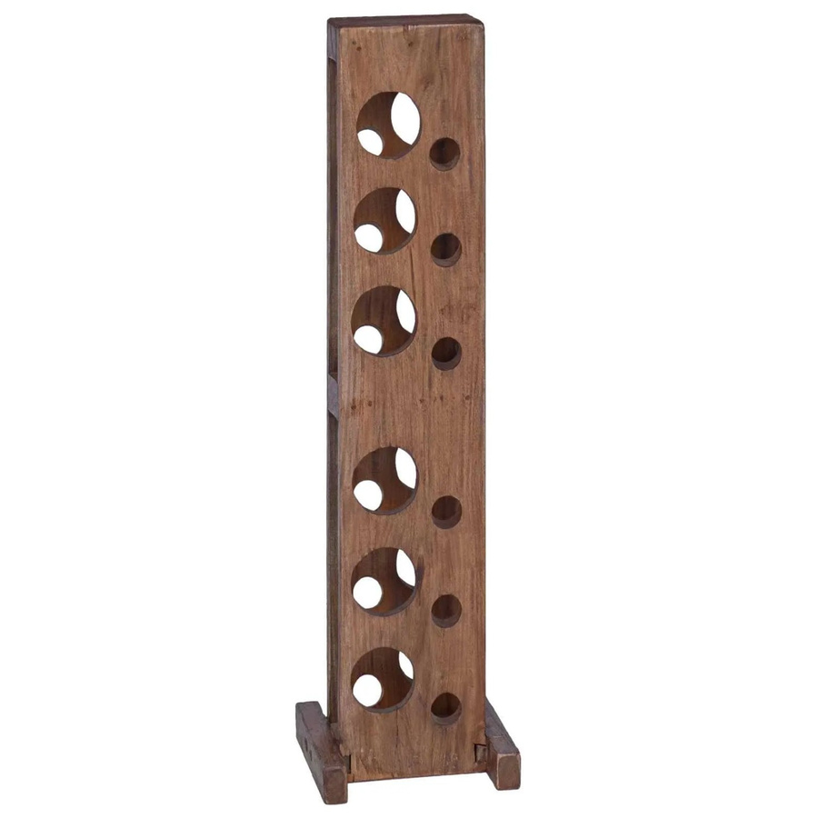 vidaXL Regal aus massivem Mahagoni-Holz in Braun, B/T/H: 20 x 25 x 100 cm - Bild 2