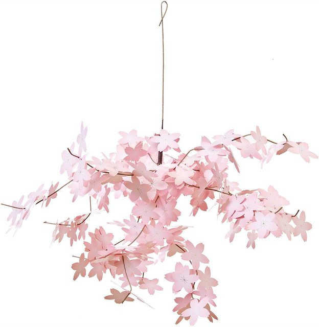 Rico Design Bastelset Kirschblüten Fontäne in Gold, Silber, Taupe und Pink - Bild 1