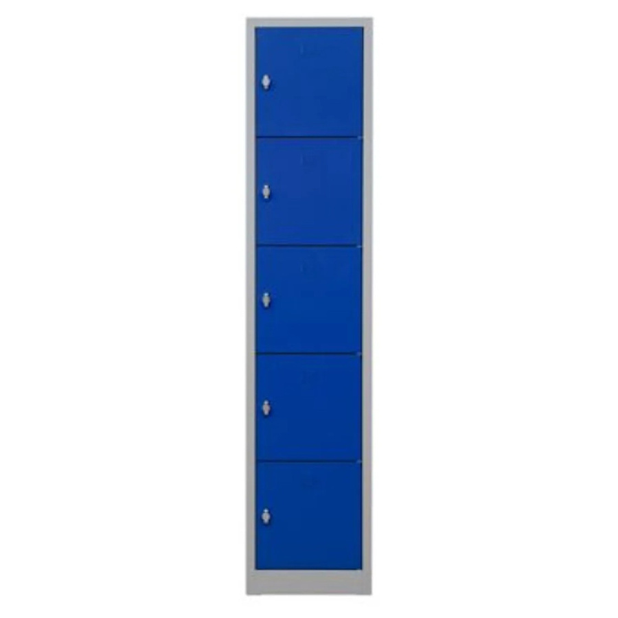 PROREGAL Schließfachschrank Falcon Small in Grau-Blau, H x B x T: 190 x 41 x 45 cm - Bild 2