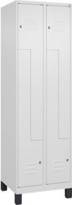 C+P Z-Spind Classic PLUS mit 4 Fächern, Weiß, H x B x T: 195 x 60 x 50 cm - Bild 1