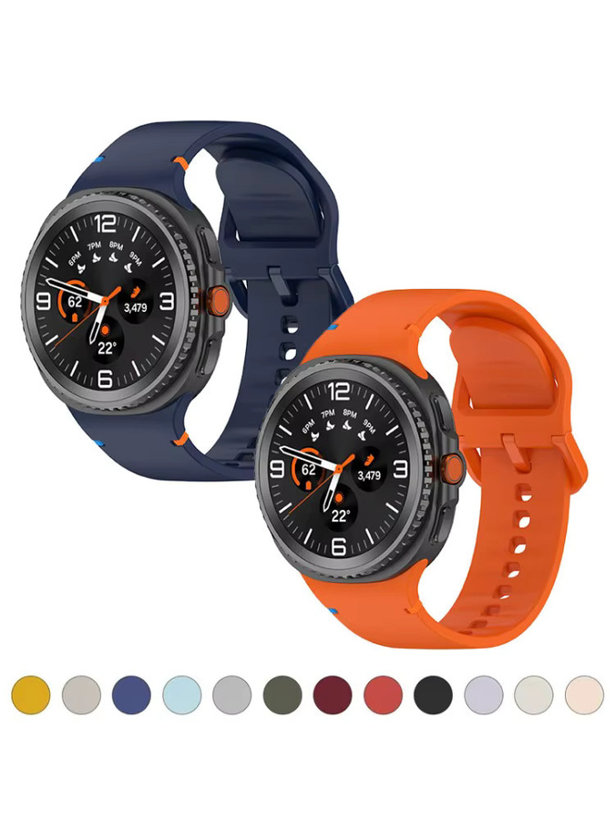 OAKCHARM Uhrenarmband Silikon, Samsung Galaxy Watch 8, 8 Classic, Ultra 2 - Bild 4