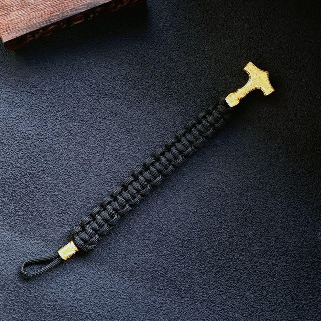 Pickerr Armband, Thors Hammer, Leder, Schwarz, Herren - Bild 1
