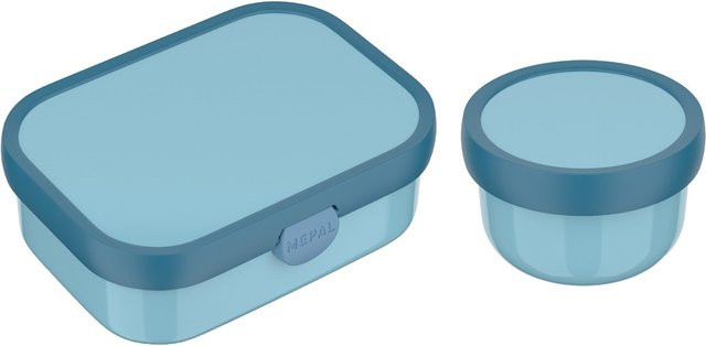 Mepal Obst- und Bento-Box Campus 2er Set Blue mit 300 ml und 750 ml - Bild 1