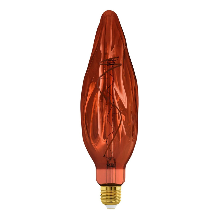 Eglo LED Leuchtmittel E27 Kerzenform in Kupfer, 4 W, 2000 K Warmweiß, dimmbar - Bild 2