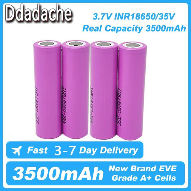 Samsung 18650 35E INR Lithium-Ionen-Akku mit 3500mAh und 3,7V - Bild 1