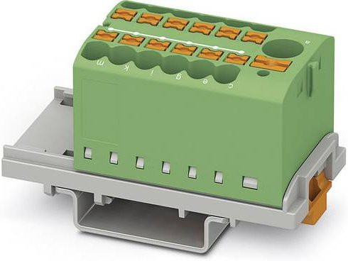 Phoenix Contact Verteilerblock 3273096 Zugfeder Grün 8 Stück - Bild 1