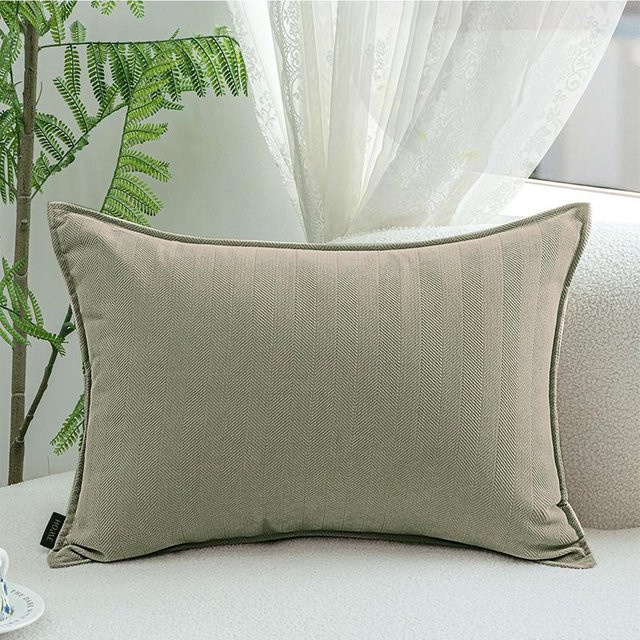 JMG Clothing Kissenbezug mit Streifen-Design in Beige, Rechteckig, B/H: 50 x 70 cm - Bild 1