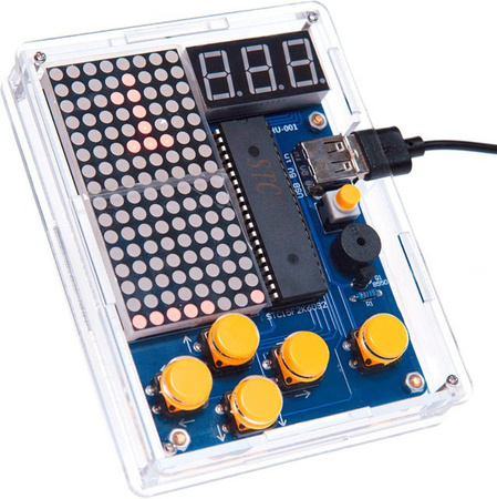 LOTHYE DIY-Elektronik-Kit, Pixel-Spielmaschinen-Produktionskits