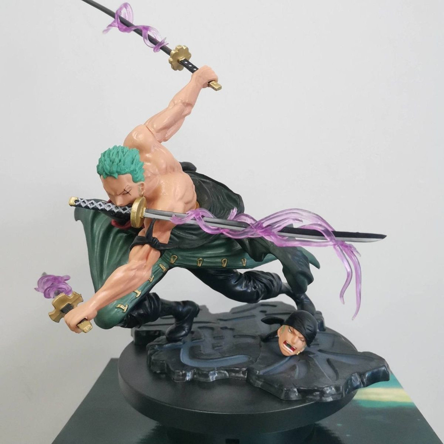 JT studio One Piece Roronoa Zoro Sitzend PVC Modell Spielzeug 25 cm - Bild 3