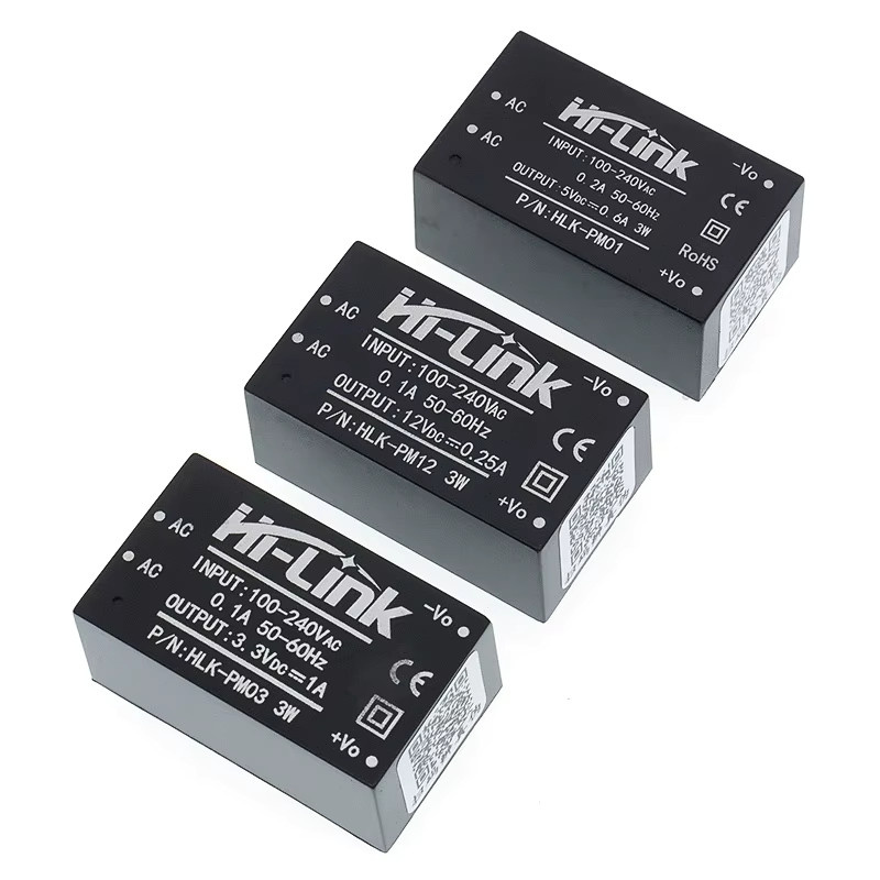 AITEWIN ROBOT HLK-PM01 HLK-PM03 HLK-PM12 AC-DC 220 V Mini-Netzteilmodul für intelligente Haushaltsschalter in Schwarz - Bild 3
