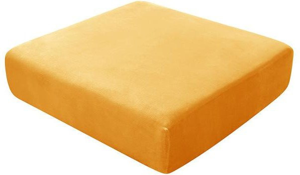 Waschbarer Sofa Sitzkissenbezug aus weichem Samtstoff mit Stretch-Funktion für Zweisitzer - Bild 1
