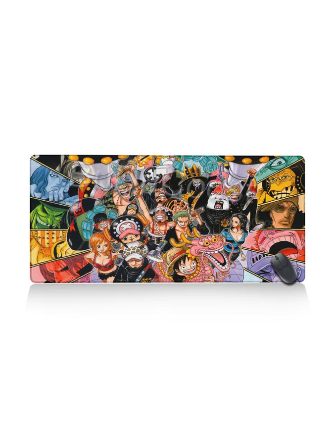 Bandai One Piece Anime Gaming-Mauspad mit Luffy und Roronoa in Multicolour - Bild 5