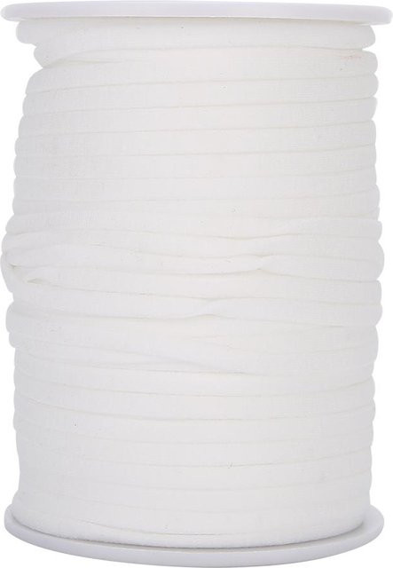 Igeteck Nylon-Gummiband in Weiß, Breite: 0,4 cm, Länge: 55,4 m - Bild 1