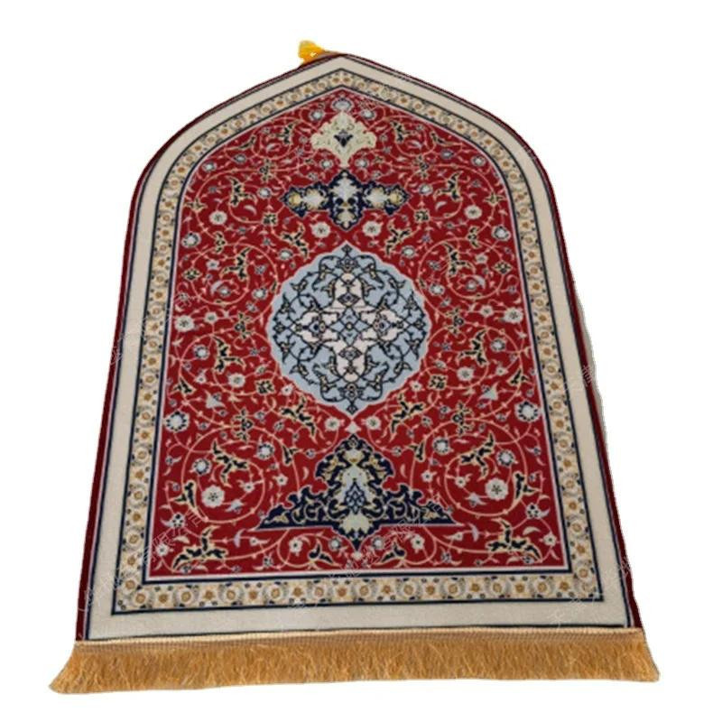 Yiran Furniture Gebetsteppich aus Flanell mit verdicktem Schwamm, bedruckt, waschbar, Multicolour, B/T: 65 x 110 cm - Bild 2