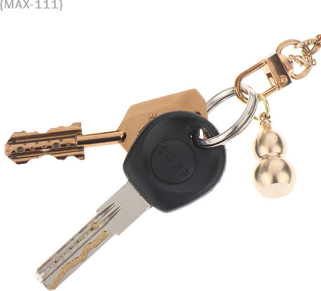 Halskette Messing, Kürbis-Anhänger, Gold, Unisex - Bild 1