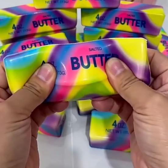 Zoeneed Butterstick Quetschspielzeug Weiches PU Fidget Spielzeug - Bild 5