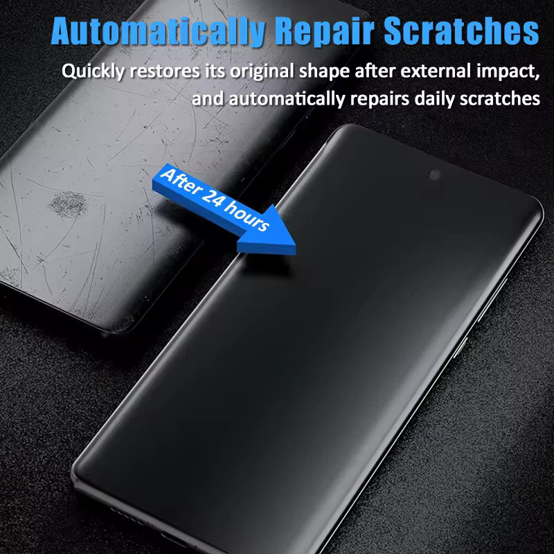 Gebogener Hydrogel Display Schutzfilm für Oppo Find X8 X7 Ultra X6 X5 X3 x2 und Reno 4 5 6 Pro Plus, Transparent, 2-4 Stück - Bild 2