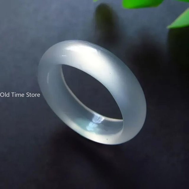 MOONBIFFY Ring, Chalcedon Achat, gray, Damen - Bild 1