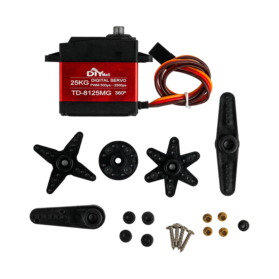 Stemedu TD-8125MG PWM Digital Servo, Metallgetriebe, wasserdicht - Bild 4