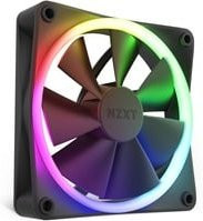 NZXT F120 RGB Single Gehäuselüfter, Schwarz, B/T/H: 12 x 12 x 2,6 cm, Multicolour - Bild 1