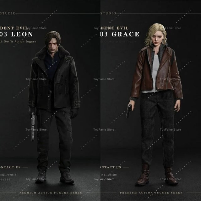 X-STUDIO Resident Evil Leon Grace, Bewegliche Puppe, 1/6 Maßstab - Bild 1