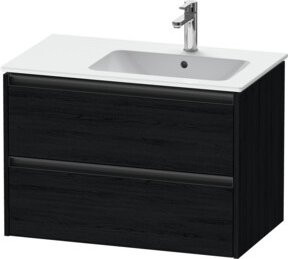 Duravit Waschtischunterschrank Ketho.2 in Schwarz Matt, Wandhängend, B/T/H: 81 x 48 x 54,9 cm - Bild 1