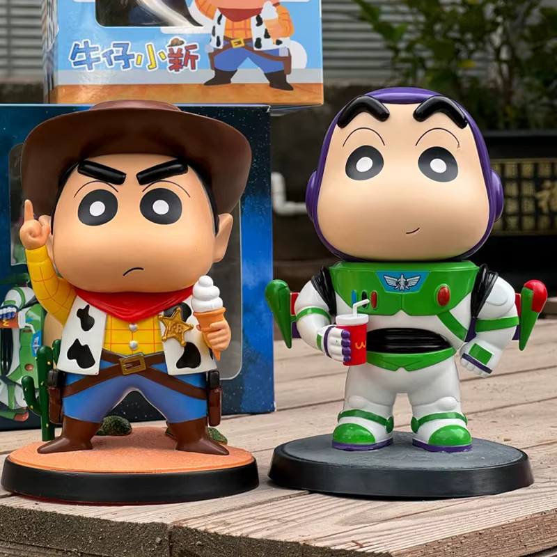 Bandai Disney Woody Buzz Lightyear Actionfigur Statue, Modell - Bild 3