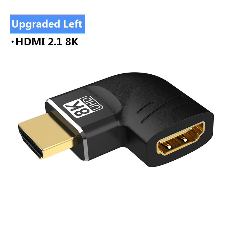 FDBOY HDMI Adapter Mini/Micro HDMI auf HDMI Konverter in Schwarz für 8K 60Hz und 4K 120Hz/144Hz zur Verbindung von Laptop, HDTV und PS4/3 - Bild 3