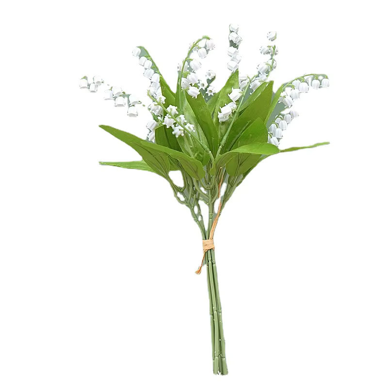 Handgemachte künstliche Blumen von XIAOYINMO in Weiß als florale Wanddekoration für Hochzeit und Valentinstag - Bild 3