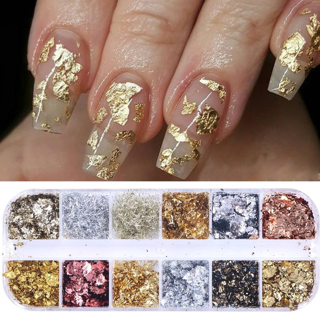 Sweet Trend Nagelglitzer, Metallic, 12 Gitter - Bild 1