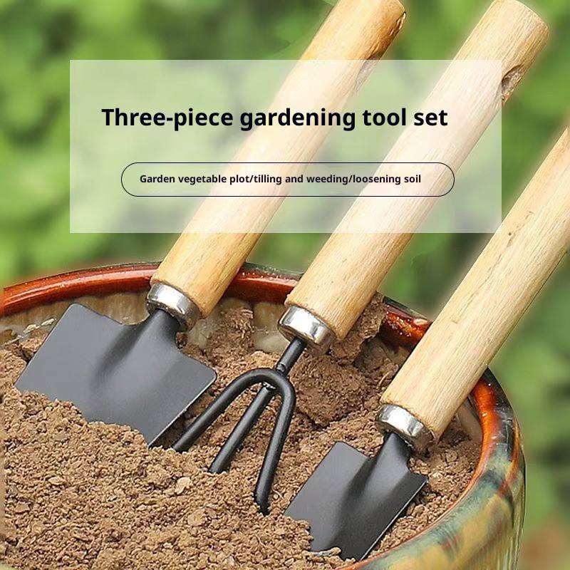 JETTING 3-teiliges Mini-Gartenwerkzeug-Set in Multicolour für Zimmerpflanzen, Kakteen und Blumentöpfe - Bild 6